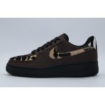 Nike Air Force 1 07 Unisex Sneakers Καφέ, Μπεζ, Μαύρα, Λευκά