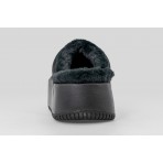 Nike Calm Elevation Fur Γυναικείες Παντόφλες Μαύρες