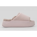Nike Calm Elevation Fur Γυναικείες Παντόφλες Nude