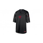 Nike NBA Chicago Bulls Courtside Dri-FIT Ανδρικό Κοντομάνικο T-Shirt Μαύρο