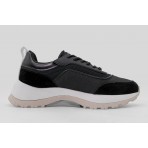 Calvin Klein Leather And Mesh Mixed Material Sneakers (HW0HW02487 0GM)