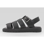 Calvin Klein Square Molded Fisherman Leather Σανδάλια (HW0HW02870 0GJ)