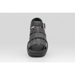 Calvin Klein Square Molded Fisherman Leather Σανδάλια (HW0HW02870 0GJ)