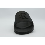 Calvin Klein Signature Logo Sliders Παντόφλες Μαύρες