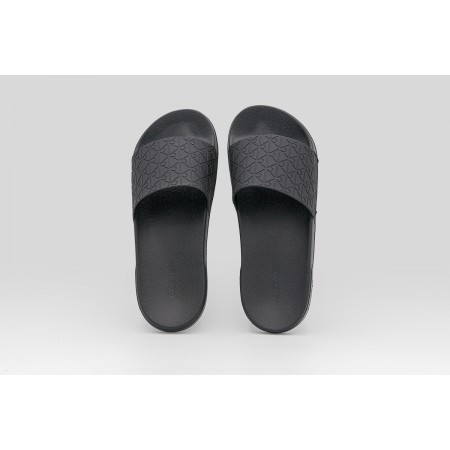 Calvin Klein Nemo Contoured Emblem Logo Sliders Γυναικείες Παντόφλες Μαύρες