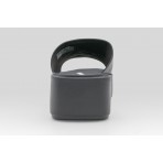 Calvin Klein Amelia Leather Platform Sliders Γυναικεία Σανδάλια Μαύρα