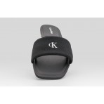 Calvin Klein Provence - Canvas Square Toe Flat Σανδάλια (HW0HW03129 0GJ)