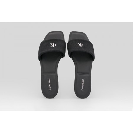 Calvin Klein Provence - Canvas Square Toe Flat Σανδάλια 