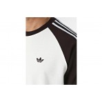 Adidas Originals Britcore Ringer Ανδρικό Κοντομάνικο T-Shirt Εκρού, Καφέ