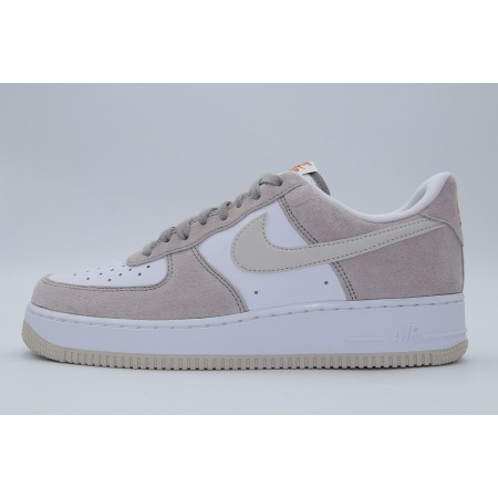 Nike Air Force 1 07 Ανδρικά Sneakers Λευκά, Μπεζ, Ζαχαρί
