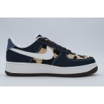 Nike Air Force 1 07 Unisex Sneakers Denim, Μπεζ, Εκρού, Καφέ