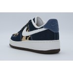 Nike Air Force 1 07 Unisex Sneakers Denim, Μπεζ, Εκρού, Καφέ