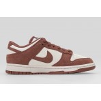 Nike Dunk Low Sneakers Καφέ, Λευκά