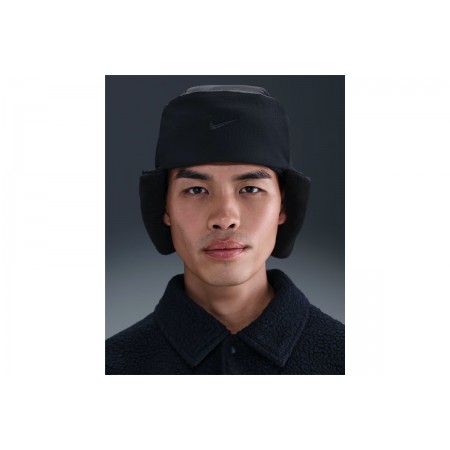 Nike Fly Unstructured Puffer Trapper Σκούφος Earmuff Μαύρος