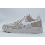 Nike Air Force 1 Flyknit 2.0 Ανδρικά Sneakers Μπεζ, Λευκά