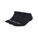 Adidas Performance Thin Linear Κάλτσες Μέχρι τον Αστράγαλο Μαύρες 3 Τεμάχια