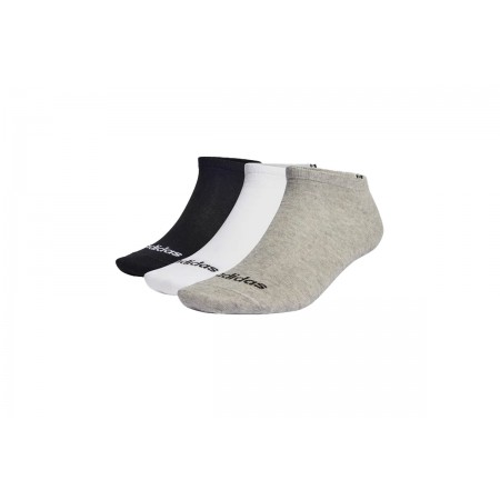 Adidas Performance Thin Linear Κάλτσες Μέχρι τον Αστράγαλο 3 Τεμάχια