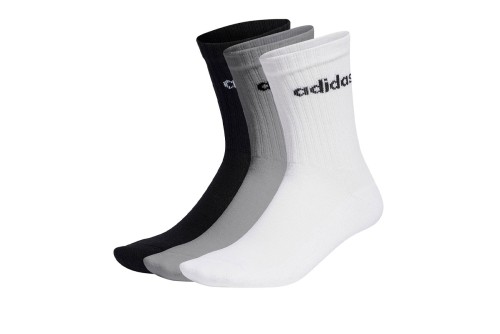 Adidas Performance Linear Crew Cushioned Κάλτσες Ψηλές 3 Ζευγάρια (IC1302)