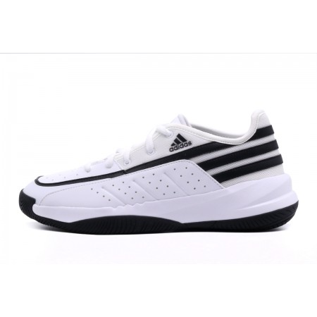 Adidas Performance Front Court Ανδρικά Sneakers Λευκά, Μαύρα