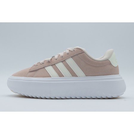 Adidas Performance Grand Court Platform Suede Sneakers 