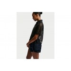 Nike Sportswear Loose Lace Jersey Γυναικείο Κοντομάνικο T-Shirt Polo Μαύρο