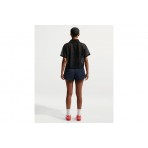 Nike Sportswear Loose Lace Jersey Γυναικείο Κοντομάνικο T-Shirt Polo Μαύρο