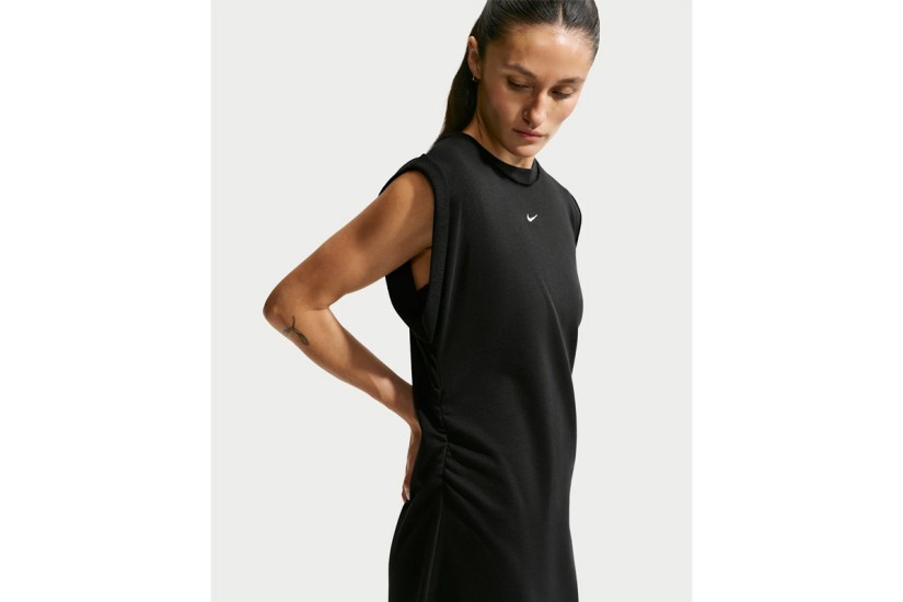 Nike Sportswear Chill Terry Γυναικείο Φόρεμα Maxi Μαύρο