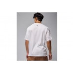 Jordan Comic Ανδρικό Κοντομάνικο T-Shirt Λευκό