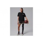 Jordan Sport Dri-FIT Graphic Γυναικείο Κοντομάνικο T-Shirt Μαύρο, Χρυσό