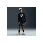 Nike Sportswear Παιδική Μακρυμάνικη Μπλούζα με Λαιμόκοψη Μαύρη