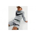 Nike Sportswear Club French Terry Παιδική Αθλητική Βερμούδα Γκρι Ανοιχτό, Μαύρη