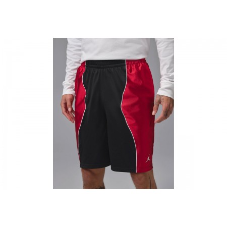 Jordan Sport Dri-FΙΤ Y2K Ανδρική Μπασκετική Βερμούδα Μαύρη, Κόκκινη, Λευκή