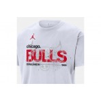 Nike NBA Chicago Bulls Courtside 85 Statement Ανδρικό Κοντομάνικο T-Shirt Λευκό