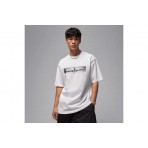 Jordan Photo Ανδρικό Κοντομάνικο T-Shirt Λευκό