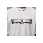 Jordan Photo Ανδρικό Κοντομάνικο T-Shirt Λευκό