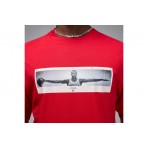 Jordan Wings Photo Ανδρικό Κοντομάνικο T-Shirt Κόκκινο