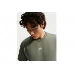 Nike Sportswear Premium Essentials Ανδρικό Κοντομάνικο T-Shirt Χακί