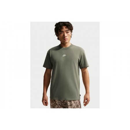 Nike Sportswear Premium Essentials Ανδρικό Κοντομάνικο T-Shirt Χακί