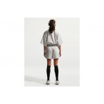 Nike Sportswear Loose Mid-Rise Satin Γυναικείο Αθλητικό Σορτς Εκρού, Μαύρο