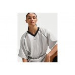 Nike Sportswear Oversized Satin Γυναικείο Κοντομάνικο T-Shirt Εκρού, Μαύρο