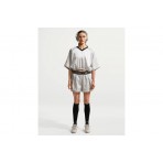 Nike Sportswear Oversized Satin Γυναικείο Κοντομάνικο T-Shirt Εκρού, Μαύρο
