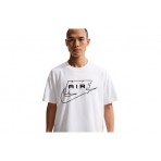 Nike Sportswear Ανδρικό Κοντομάνικο T-Shirt Λευκό, Μαύρο