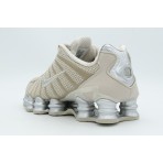 Nike Shox TL Γυναικεία Sneakers Μπεζ, Ασημί
