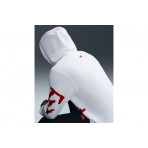 Nike Sportswear Club Fleece Ανδρικό Φούτερ με Κουκούλα Λευκό, Κόκκινο