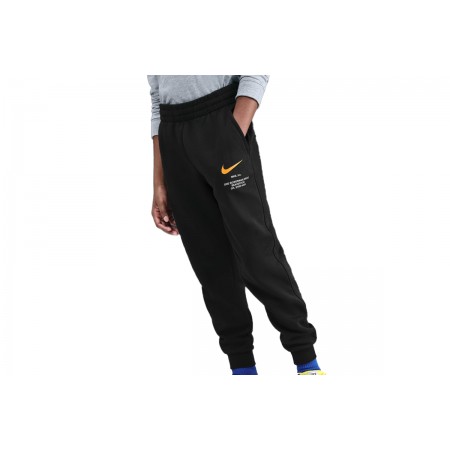 Nike Sportswear Fleece Ανδρικό Παντελόνι Φόρμας Μαύρο