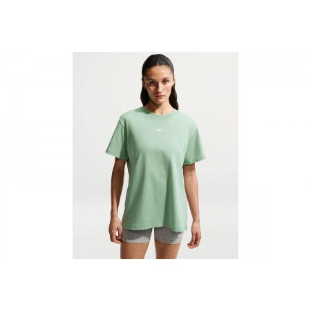 Nike Sportswear Classic Oversized Γυναικείο Κοντομάνικο T-Shirt Φυστικί