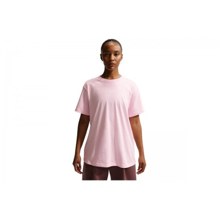 Nike Sportswear Classic Oversized Γυναικείο Κοντομάνικο T-Shirt Ροζ
