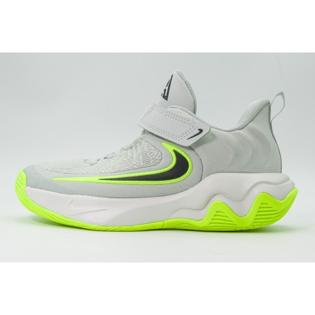 Nike Giannis Immortality 4 Παιδικά Μπασκετικά Παπούτσια Γκρι, Λαχανί