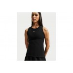 Nike Sportswear Tight Ribbed Γυναικεία Αμάνικη Μπλούζα Μαύρη