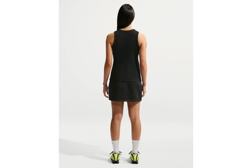 Nike Sportswear Tight Ribbed Γυναικεία Αμάνικη Μπλούζα Μαύρη
